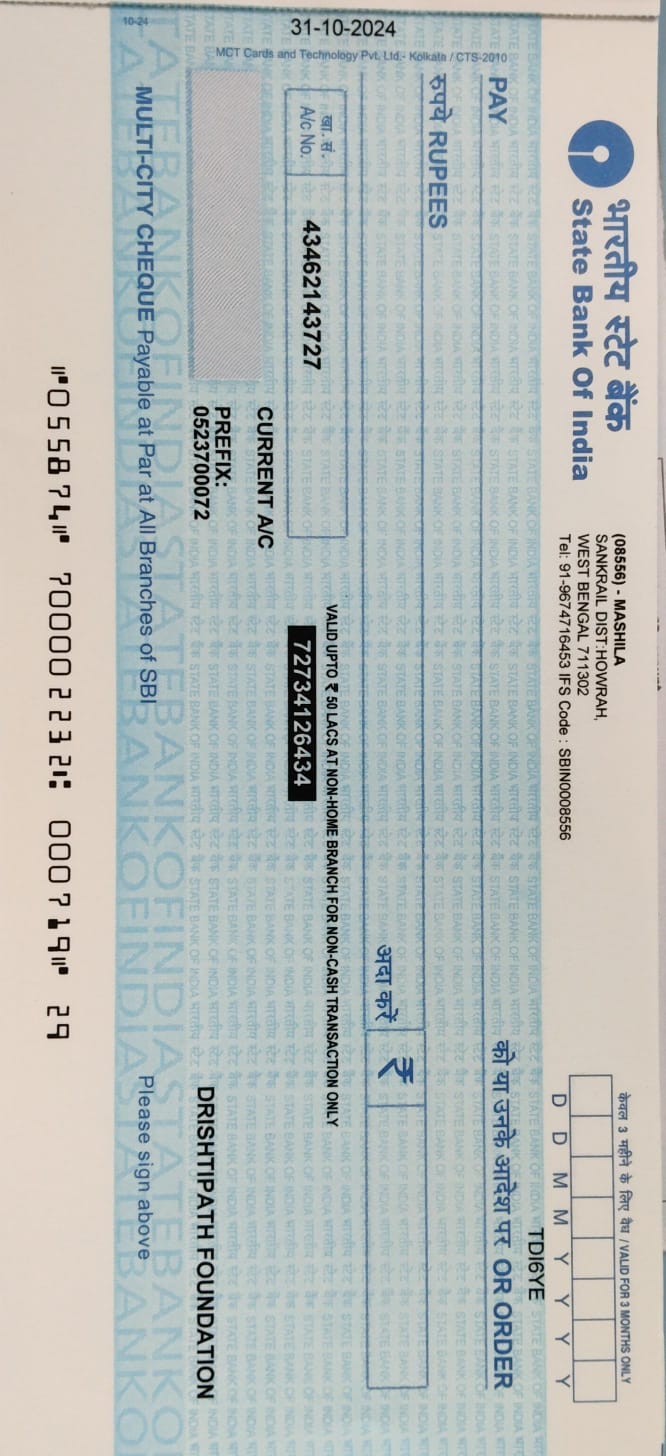 Payment Cheque Details